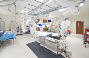 CT room interior hospital